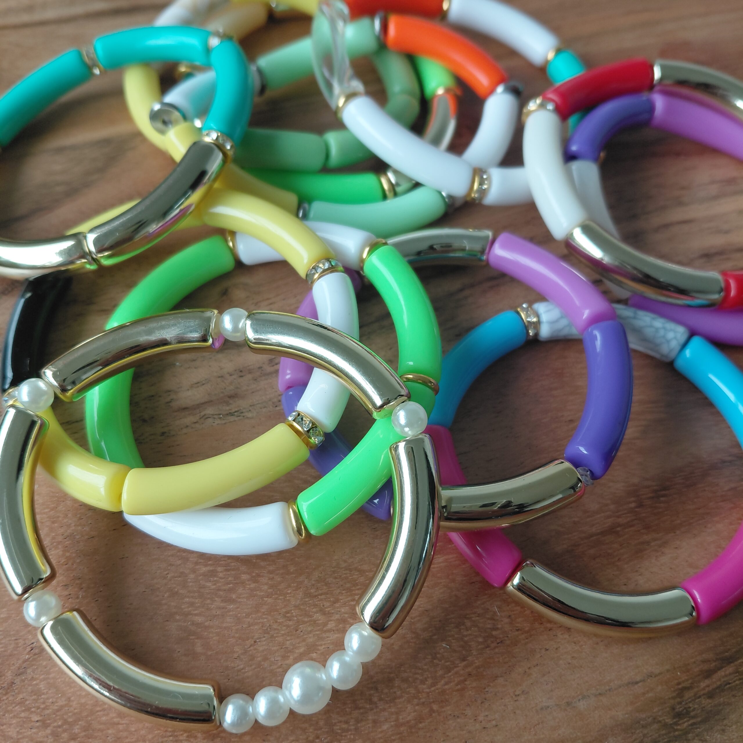 Bracelets colorés en perles acryliques BABY BAYALUNA