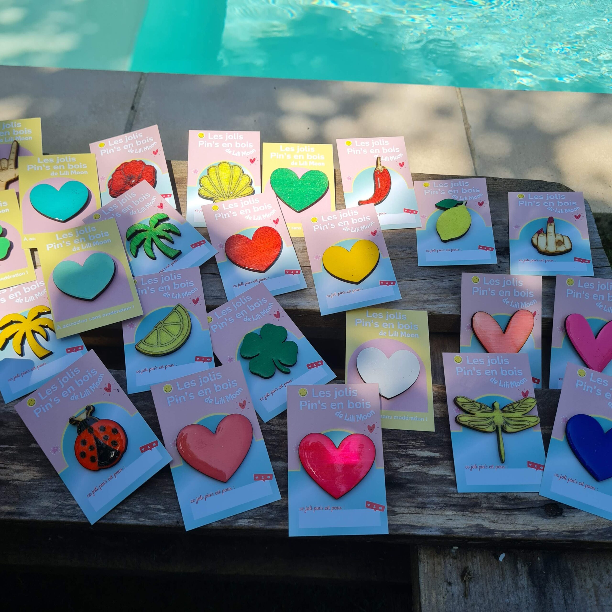 Pin’s en bois Summer Vibes