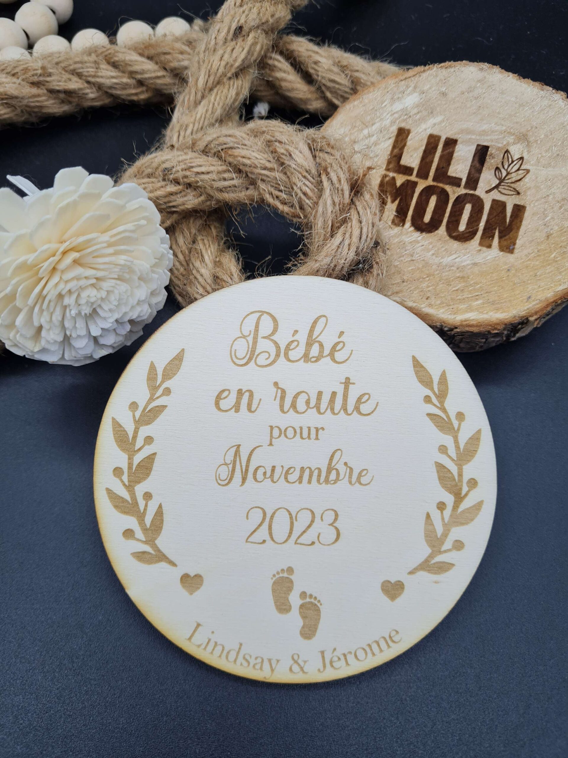 Carte annonce bébé